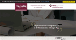 Desktop Screenshot of mallafre-consultors.cat