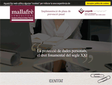 Tablet Screenshot of mallafre-consultors.cat